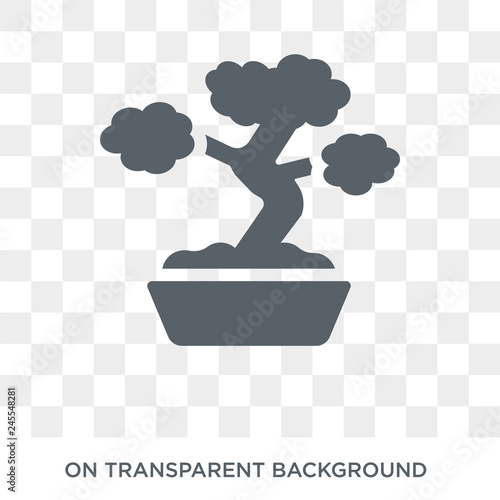 Bonsai icon. Bonsai design concept from Ecology collection. Simple element vector illustration on transparent background.