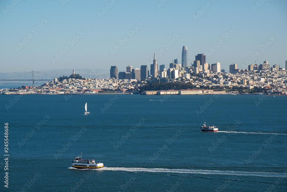 San Francisco downtown cityscape San Francisco downtown cityscape