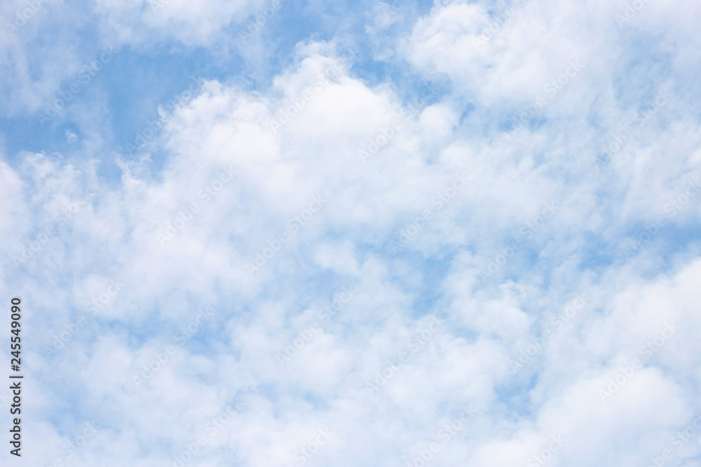Blue sky background with cloud.
