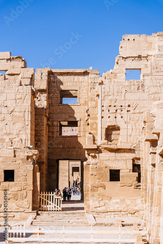 Luxor, Egypt, Mortuary Temple of Ramesses III at Medinet Habu