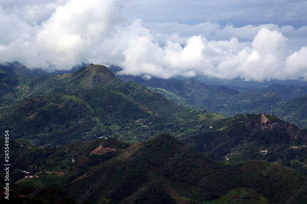 view of mountains of Tabacal Lague 
