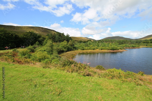 lake in the countryside of peak district