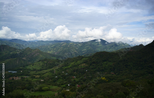 view of mountains Cundinamarca photo