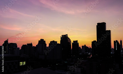 Bangkok dusk