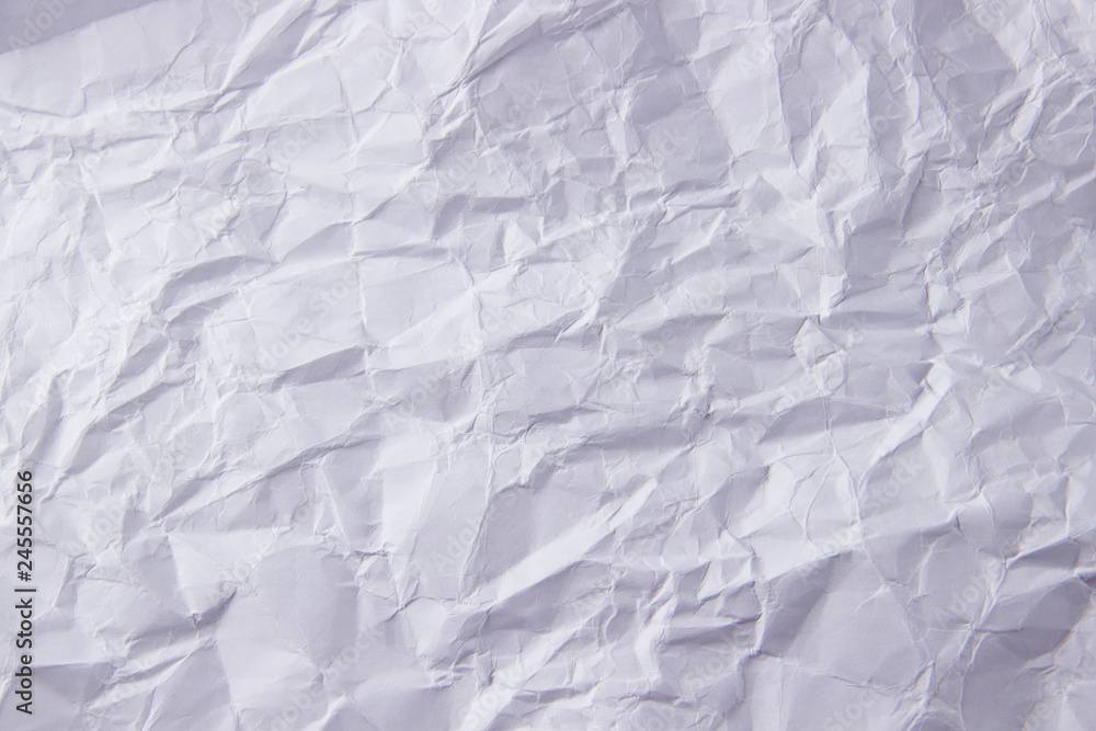 Obraz premium crumpled white paper texture