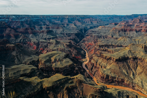 Beautiful aerial View of the Grand Canyon