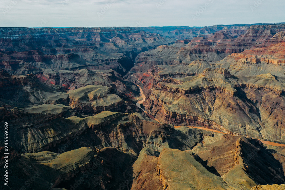 Beautiful aerial View of the Grand Canyon