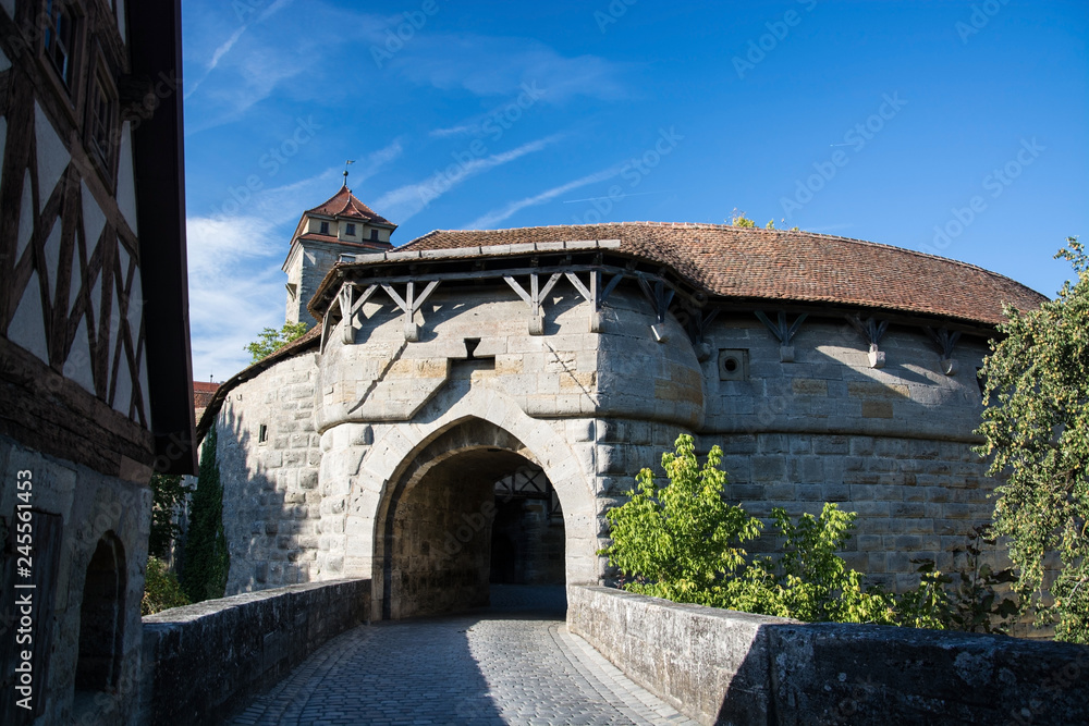 Obraz premium Rothenburg ob der Tauber, Bayern, Deutschland