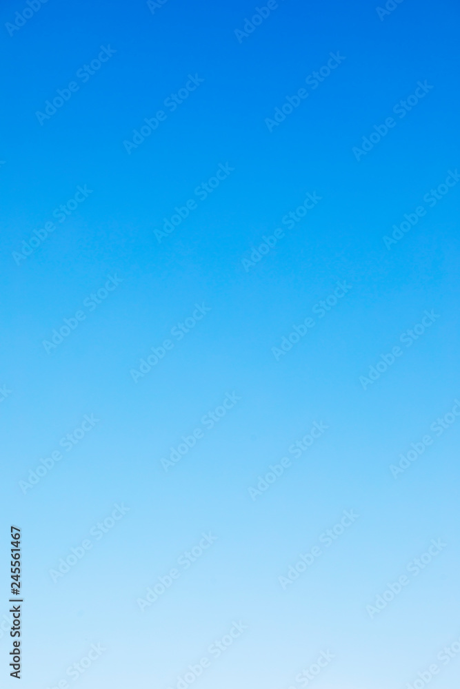 Clear blue sky background and empty space for your design, no cloud