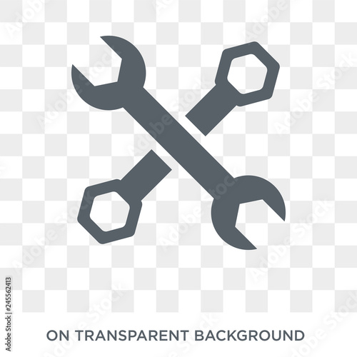 Tools icon. Trendy flat vector Tools icon on transparent background from Construction collection. High quality filled Tools symbol use for web and mobile