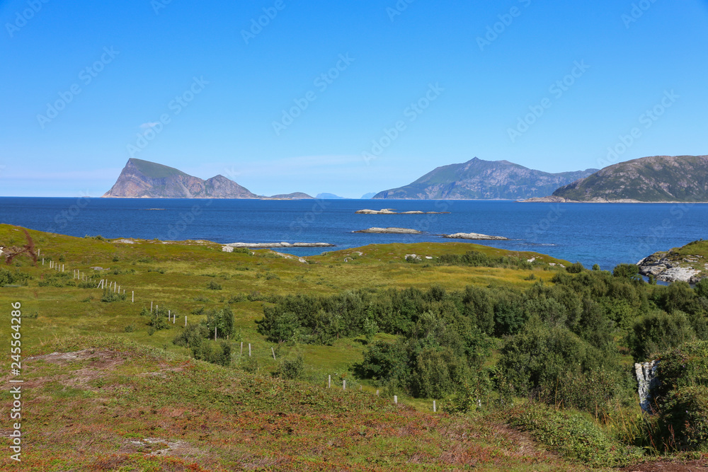 Fototapeta premium On a summer trip in Troms - Norway