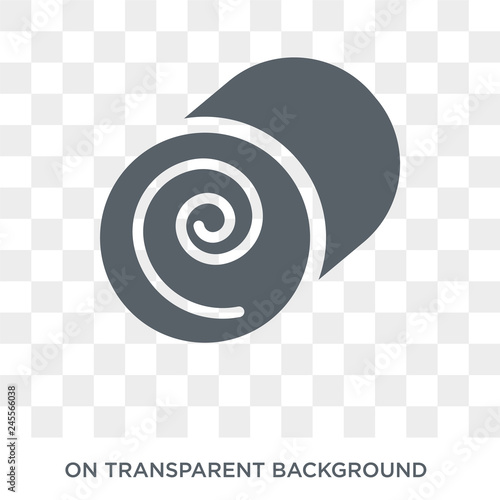 Hay bale icon. Hay bale design concept from Agriculture, Farming and Gardening collection. Simple element vector illustration on transparent background.