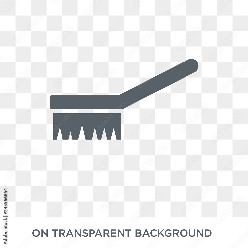 Bathroom, cleaning, line, thin, toilet brush icon - Download on