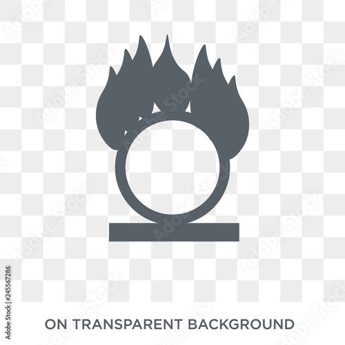 Oxidizing Agent icon. Trendy flat vector Oxidizing Agent icon on transparent background from Cleaning collection. High quality filled Oxidizing Agent symbol use for web and mobile photo
