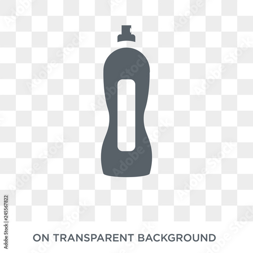 deodorizer icon. Trendy flat vector deodorizer icon on transparent background from Cleaning collection. High quality filled deodorizer symbol use for web and mobile