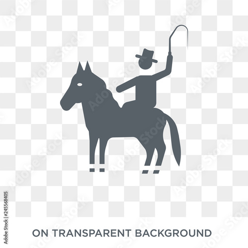 rodeo icon. rodeo design concept from Circus collection. Simple element vector illustration on transparent background.