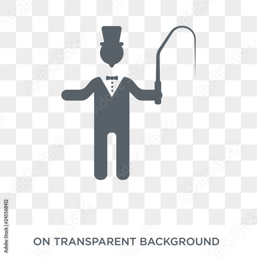 ringmaster icon. ringmaster design concept from Circus collection. Simple element vector illustration on transparent background.