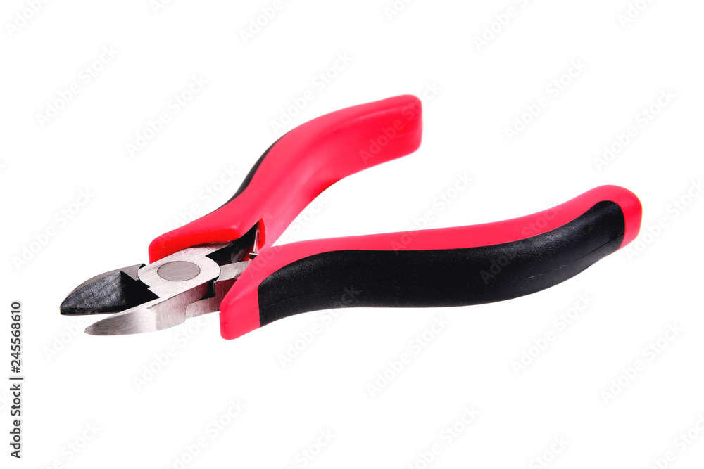 Obraz premium side cutter red black isolate close up