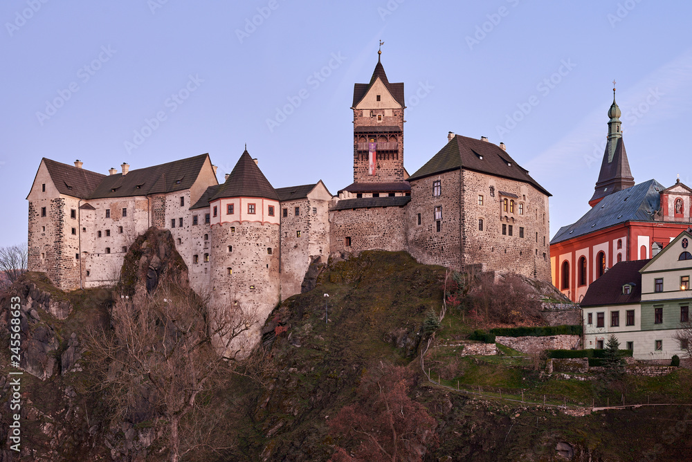 castle Loket near Karlovy Vary in Czech republic