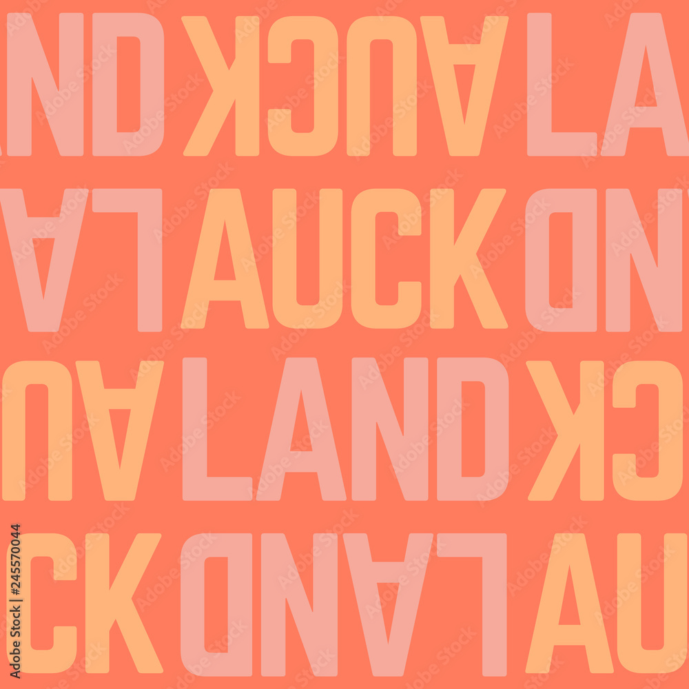 Auckland, New Zealand seamless pattern Auckland, New Zealand seamless pattern