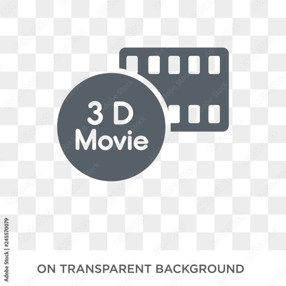 3D Movie icon. Trendy flat vector 3D Movie icon on transparent background from Cinema collection. High quality filled 3D Movie symbol use for web and mobile 3D Movie icon. Trendy flat vector 3D Movie icon on transparent background from Cinema collection. High quality filled 3D Movie symbol use for web and mobile