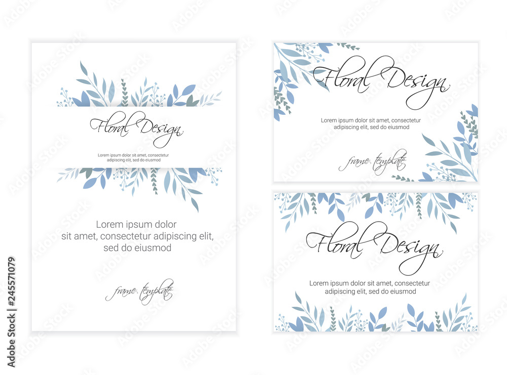 Wedding Invitation, floral invite card Design . eps 10. Wedding Invitation, floral invite card Design . eps 10.