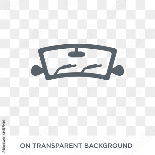 car windscreen icon. car windscreen design concept from Car parts collection. Simple element vector illustration on transparent background.