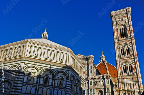 Firenze, Duomo, Battistero e campanile di Giotto