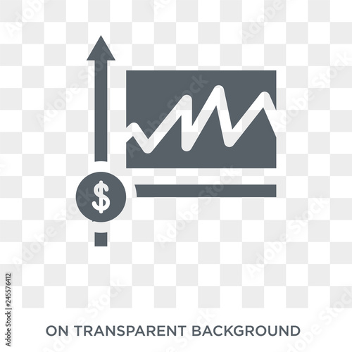 Inflation measures icon. Trendy flat vector Inflation measures icon on transparent background from Business  collection. High quality filled Inflation measures symbol use for web and mobile