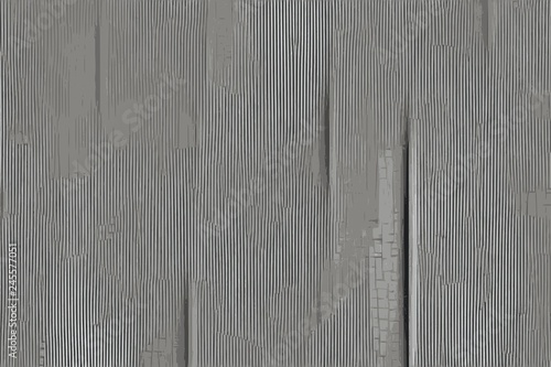 Fluted gray iron texture on a wall