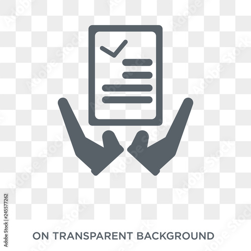 Contents insurance icon. Contents insurance design concept from Contents insurance collection. Simple element vector illustration on transparent background.