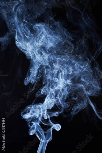abstraction smoke and black background © Mikhail