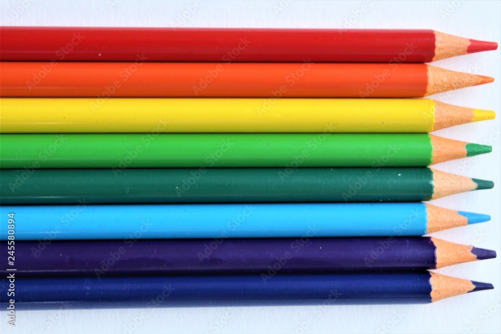 set of color pencils set of color pencils