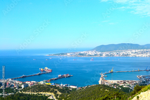 view of an island in mediterranean sea