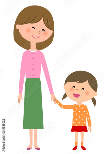 お母さんと女の子