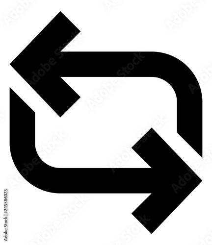 Repeat Sync Loop Vector Icon.eps