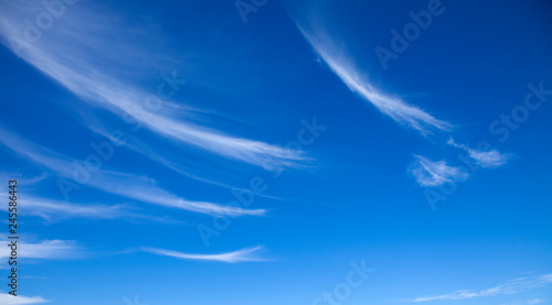 Tableau sur toile cirrus clouds background