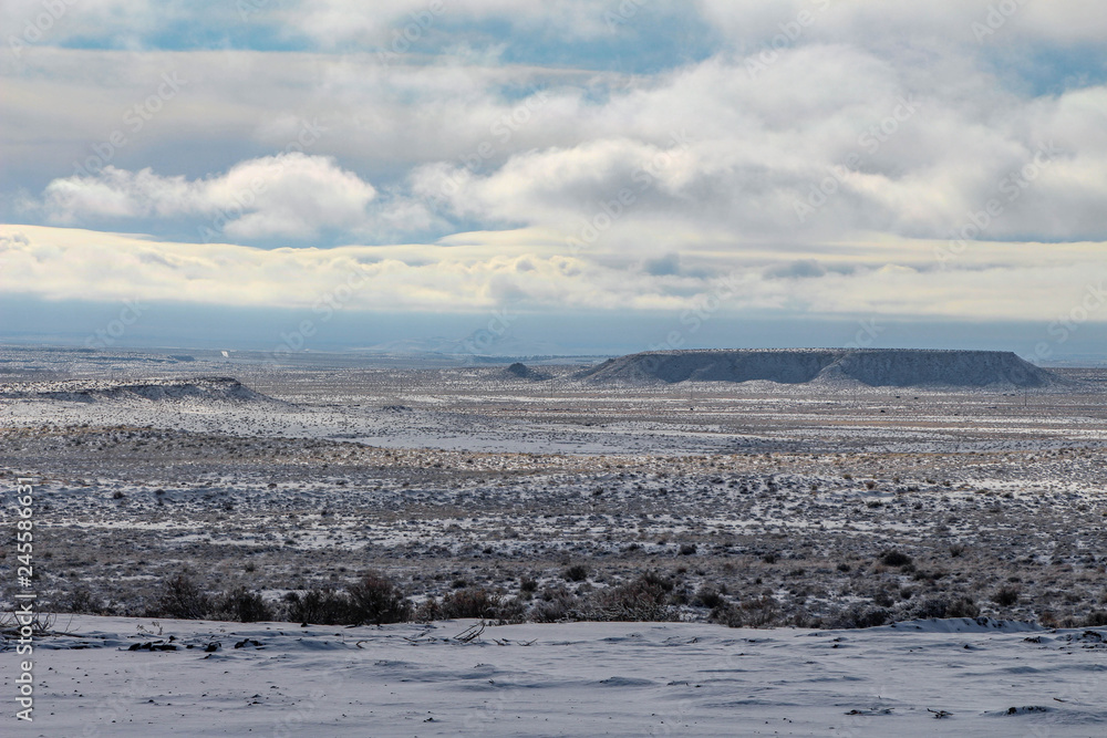Frozen Desert outside Holbrook Arizona Frozen Desert outside Holbrook Arizona