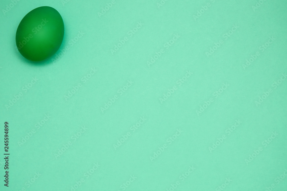 Easter egg on colored background Easter egg on colored background