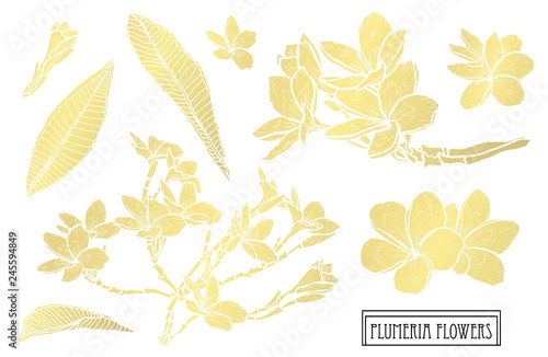 golden floral decoration