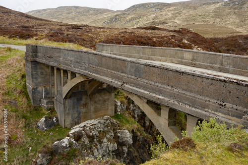 Billede på lærred Bridge to nowhere, Isle of Lewis, outer hebrides