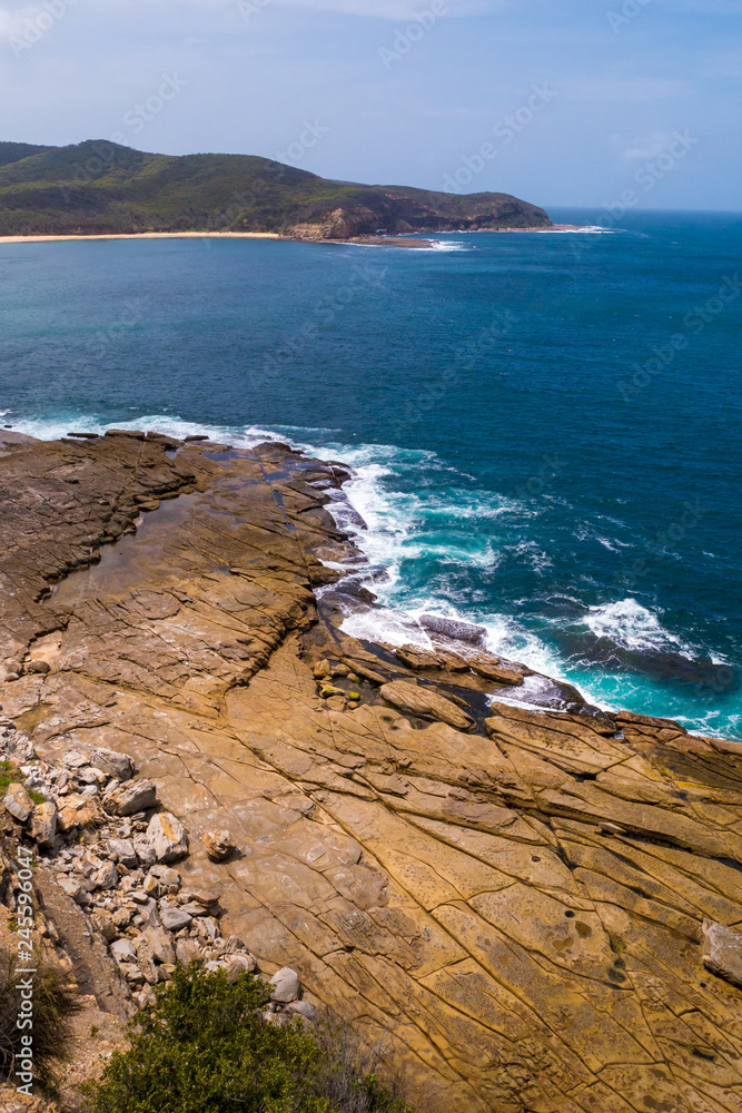 Blick die Küste entlang - Bouddi Nationalpark