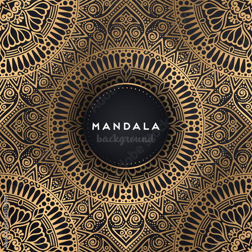 luxury ornamental mandala design background