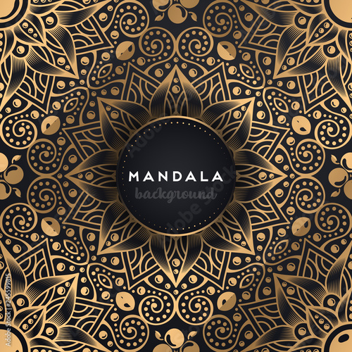 luxury ornamental mandala design background