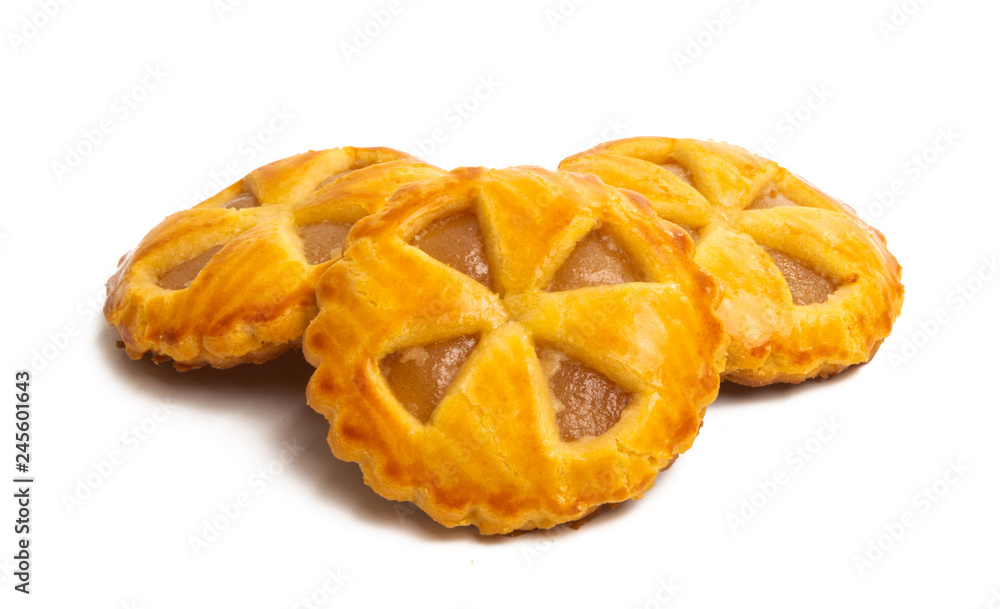 biscuits with jam isolated biscuits with jam isolated
