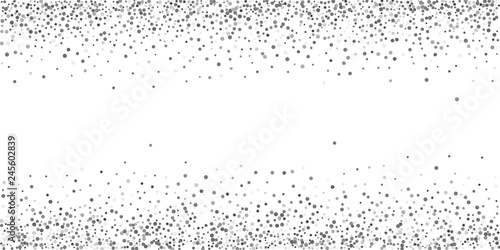 Silver glitter confetti