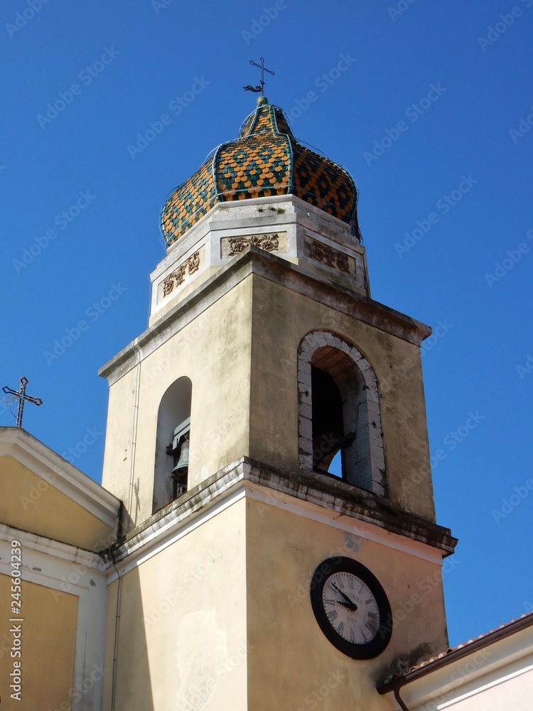 San Lupo - Campanile della chiesa di S. Giovanni Battista