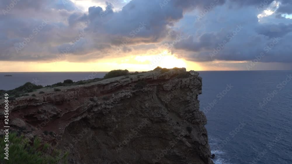 Sunrise in the Cap Martinet on the island of Ibiza Sunrise in the Cap Martinet on the island of Ibiza