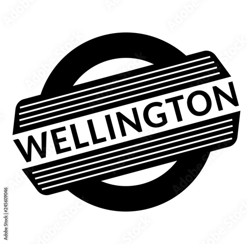 wellington black stamp