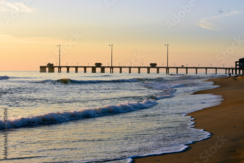 Waves at Pier - North Carolina